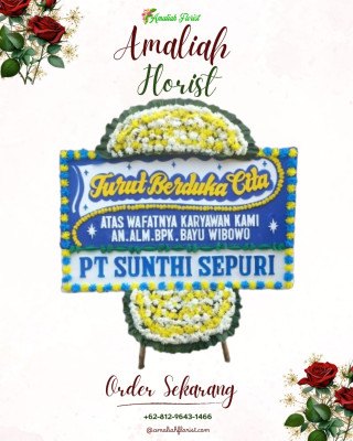 Papan Bunga Duka di Juli